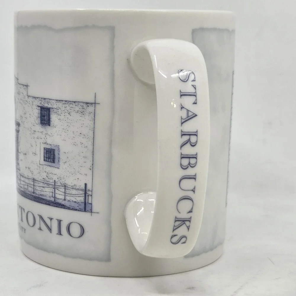 Starbucks San Antonio Texas Alamo Architecture Series Coffee Mug 18 oz 2006 VTG